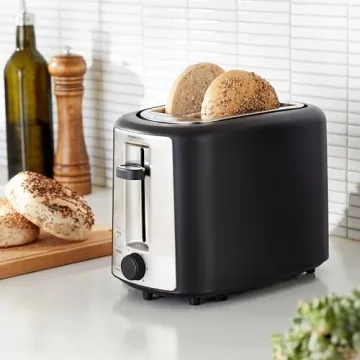 Extra Wide Slot Toaster by Amazon Basics 900W