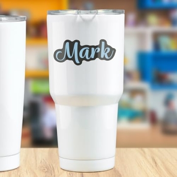 Personalized Waterproof Name Stickers for Bottles