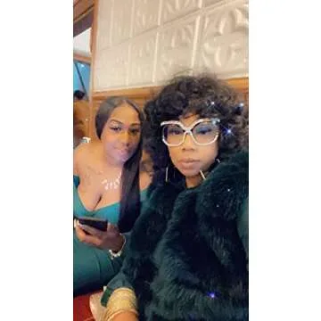 Rmerom Blue Light Blocking Oversized Glasses Stylish Fake Round Eyeglasses for Women UV400 Protection Eyewear GVA9051 (Leopard/Anti-blue/W Diamond)