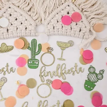 Vibrant Final Fiesta Bachelorette Party Confetti Set