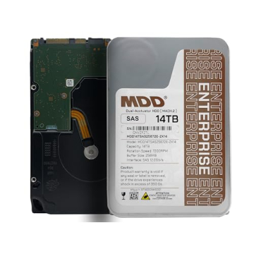 MDD 14TB Dual Actuator Enterprise SAS Hard Drive - Renewed