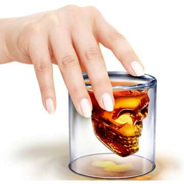 Fred DOOMED Crystal Skull Shotglass - Unique Gift Idea