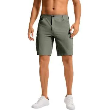 Dababell Men's Cargo Shorts with Quick-Dry & 5 Pockets