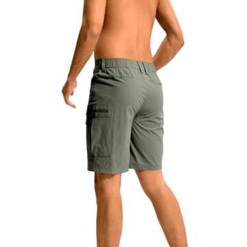 Dababell Men's Cargo Shorts with Quick-Dry & 5 Pockets