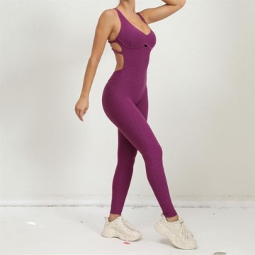 Stylish Qszmjo Yoga Jumpsuit for Women - Comfortable Fit