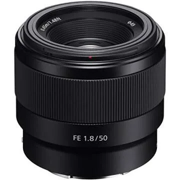 Sony FE 50mm F1.8 Full-Frame Prime E-Mount Lens SEL50F18F Bundle with 49mm Multicoated UV Protective Filter, Lens Cleaning Pen and Accessories (5 Items)