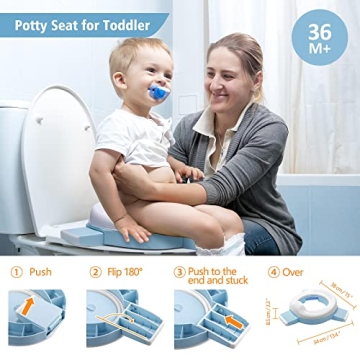 MCGMITT Portable Toddler Potty Training Seat for Easy Use