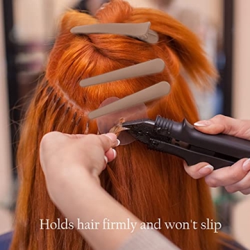 Shop YISSION No Crease Duck Billed Hair Clips - 12 PCS Matte Khaki