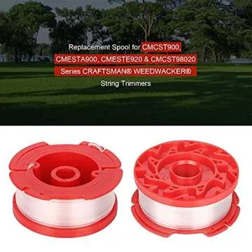 Dilsuaco 8pcs String Trimmer Spool Line for Craftsman