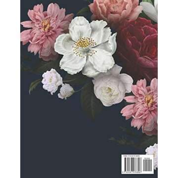 Cornell System Notes 110 Pages: Vintage Floral Notebook for Professionals and Students, Teachers and...