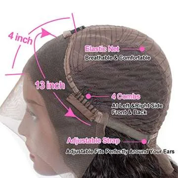 ISEE Human Hair Lace Front Wigs Short Bob Wigs Body Wave Human Hair Wigs For Black Women 13X4 Lace Front Bob Wigs Pre Plucked Hairline 12 Inch