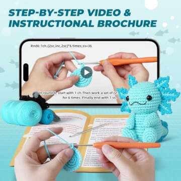 Gipony Crochet Kit - Beginner-Friendly Animal Kits for Everyone