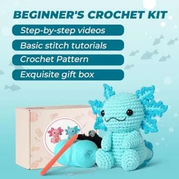 Gipony Crochet Kit - Beginner-Friendly Animal Kits for Everyone