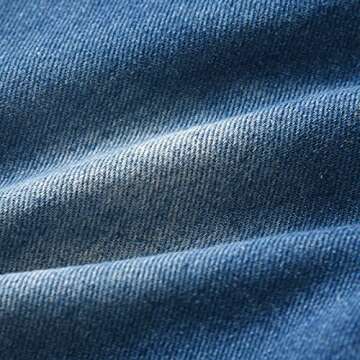 LAPA Baby Girls Boys Denim Shorts, Elastic Waist Fold Hem Jeans for 6M-4Y