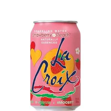 LaCroix Sparkling Water, Strawberry Peach, 12 Fl Oz (pack of 8)