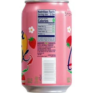LaCroix Sparkling Water, Strawberry Peach, 12 Fl Oz (pack of 8)