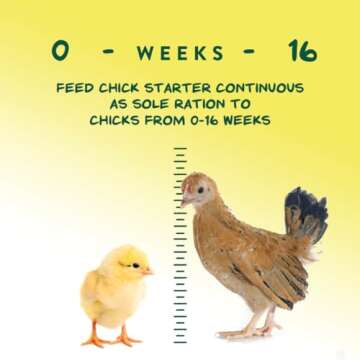 Manna Pro Chick Starter Grower - Medicated Chick Feed Crumble for Young Chickens - Formulated with Amprolium - 5 lbs