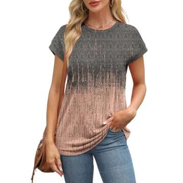 Alaroo Spring Tops for Women 2025 - Comfortable Tie Dye Shirt for Beach Vacations