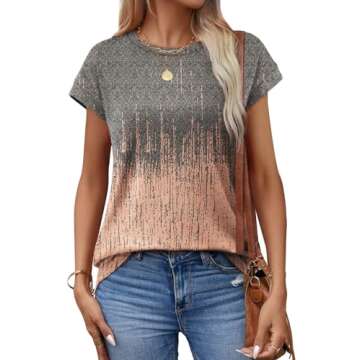 Alaroo Summer Tie Dye Shirt for Women - Trendy & Versatile