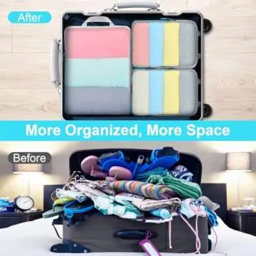 PFEYRPK Compression Packing Cubes for Efficient Travel