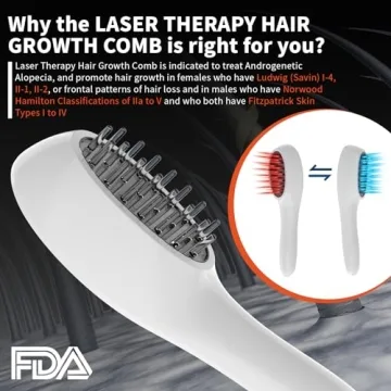 PUPCA Laser Comb for Professional Hair Growth Treatment