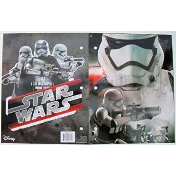 Star Wars 7 Portfolio The Force Awakens - Set of 3 Portfolio 2 Pocket School Folders