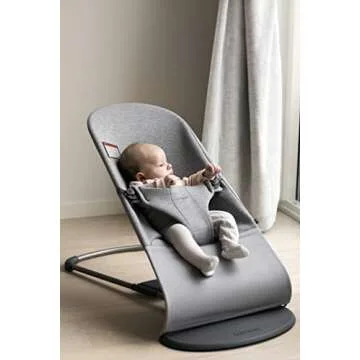 BabyBjörn Bouncer Bliss, 3D Jersey, Light Gray