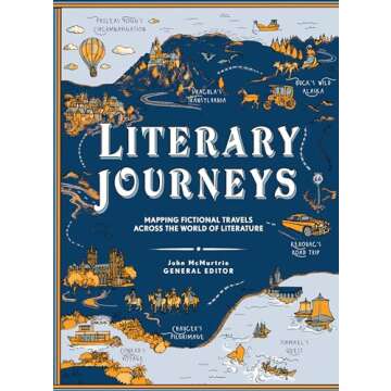 Literary Journeys: Mapping Fictional Travels across the World of Literature