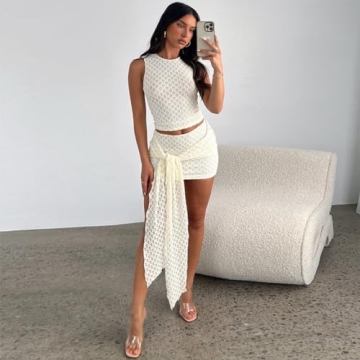 Stylish THLAI Women 2 Piece Beach Set - Summer Ready