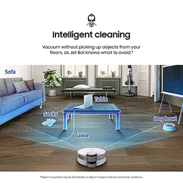 Samsung Jet Bot AI+ Robot Vacuum with Smart Cleaning Features