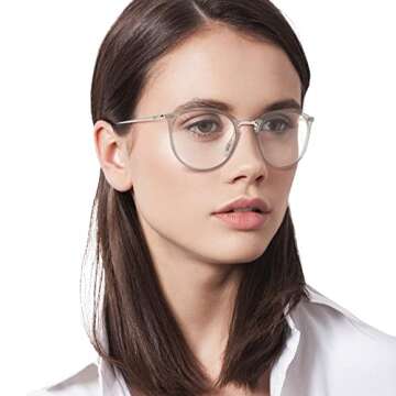 Ray-Ban RX7140 Square Eyewear Frames, Transparent Grey