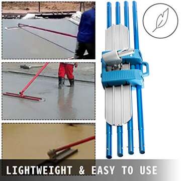 VEVOR 48x8" Magnesium Concrete Bull Float Tool for Professionals