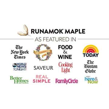 Runamok Organic Bourbon Barrel Aged Maple Syrup - Vermont Maple Syrup, Pure Maple Syrup for Cocktails, Cheese Pairing & Perfect To Be Used As Pancake Syrup, Maple Syrup Organic | 8.45 Fl Oz (250mL)