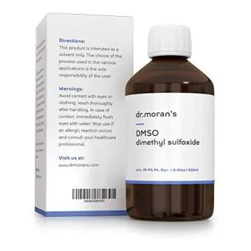 DMSO Pharma Grade 99.9% Ph. EUR. 8.45 fl oz - 250ml | Pure Liquid DMSO in Amber Glass Bottle | Undiluted & Odourless | Made in Germany