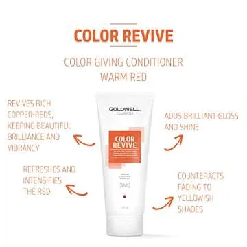 Goldwell Dualsenses Color Revive Warm Red Conditioner for Vibrant Hair