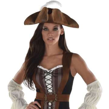 Shipwrecked Pirate Costume For Women - Eye-Catching Treasure Huntress Outfit