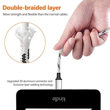 Nylon Braided Multi Charging Cable 3 Pack 5ft