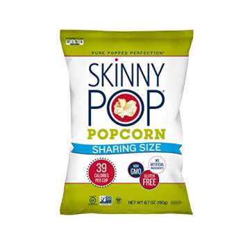 SkinnyPop Original Popcorn, Gluten Free, Vegan Popcorn, Non-GMO, Healthy Popcorn Snacks, Skinny Pop ...