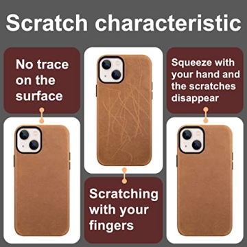 maogoam Leather Case for iPhone 13 - Handcrafted & Stylish