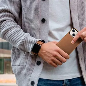 maogoam Leather Case for iPhone 13 - Handcrafted & Stylish