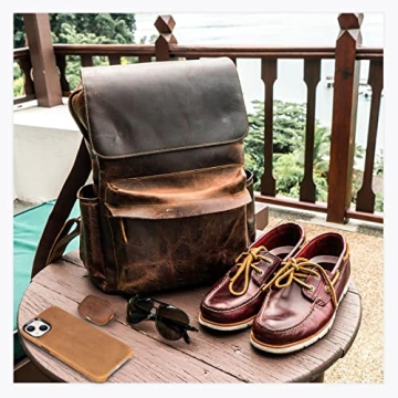 maogoam Leather Case for iPhone 13 - Handcrafted & Stylish