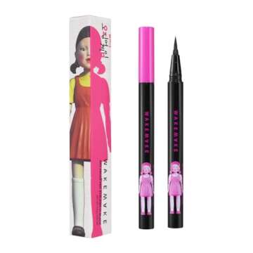 WAKEMAKE WM X NETFLIX SQUID GAME Any Proof Eyeliner 01 Black | eyeliner, water proof eye liner, kore...