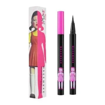 WAKEMAKE WM X NETFLIX SQUID GAME Any Proof Eyeliner 01 Black | eyeliner, water proof eye liner, kore...