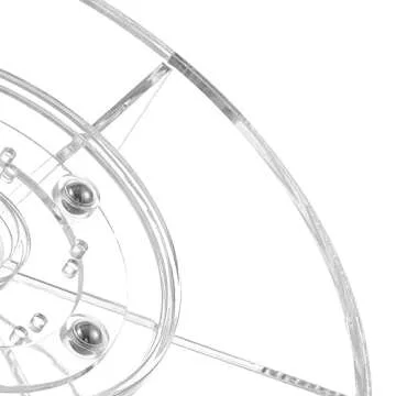 HBlife Rotating Acrylic Desk Organizer with 8 Slots