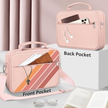 FINPAC Large Bible Cover with Shoulder Strap Multi-Purpose Organizer