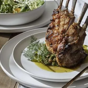 Porto by Stone Lain Macchio 12-Piece Premium Kitchen & Dining Dinnerware Set Stoneware, White Matte, Crafted in Portugal, Dishwasher and Microwave Safe Scratch-Resistant Dish Set for 4