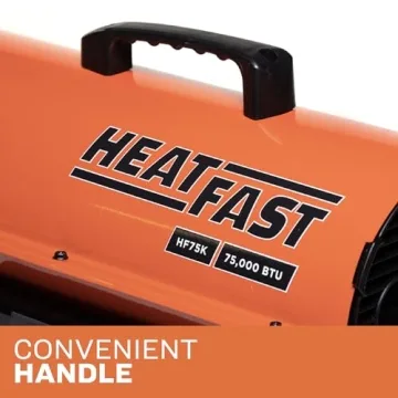 HeatFast Forced Air Heater, 75K BTU for Job Sites