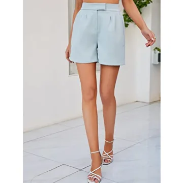 Famulily Comfy High Waist Shorts for Women - Sage Green