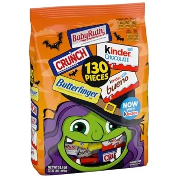Butterfinger, CRUNCH, Baby Ruth Halloween Candy Variety Pack