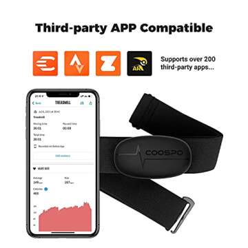 COOSPO H6 Heart Rate Monitor for Accurate Tracking